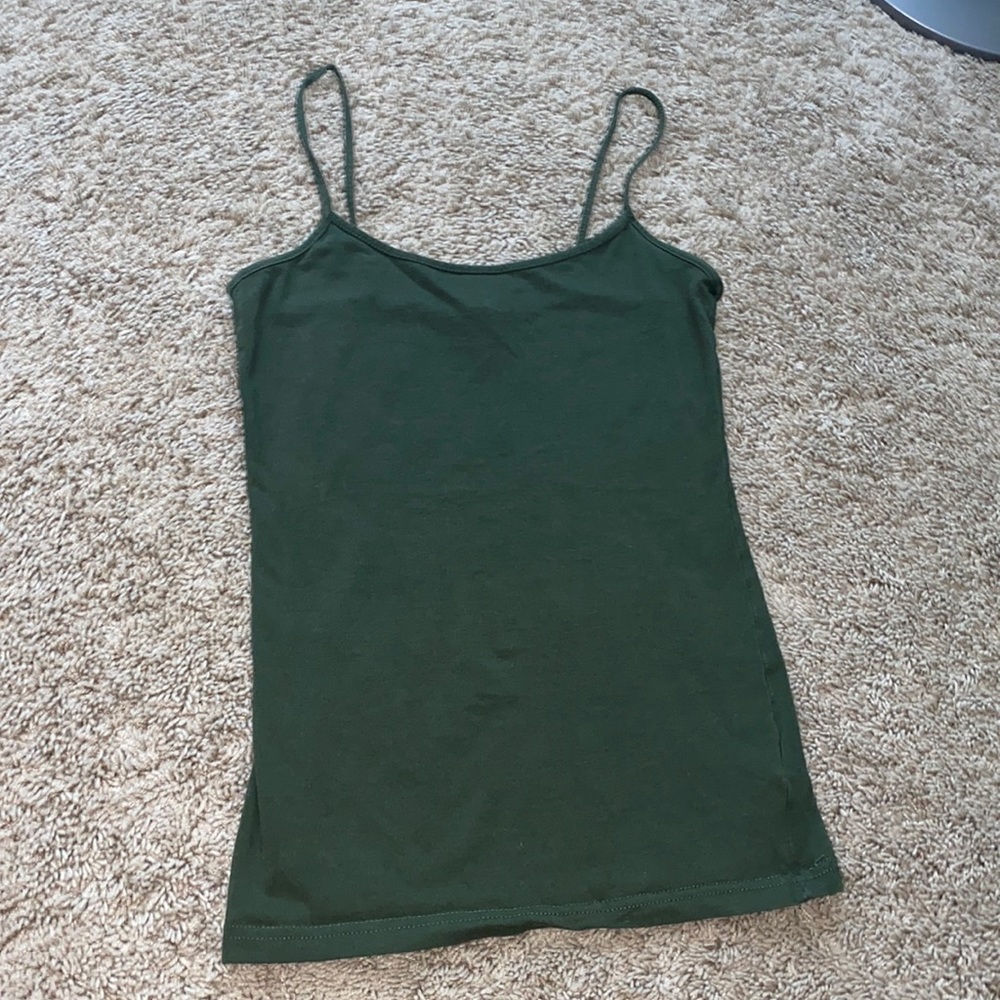 Green camisole